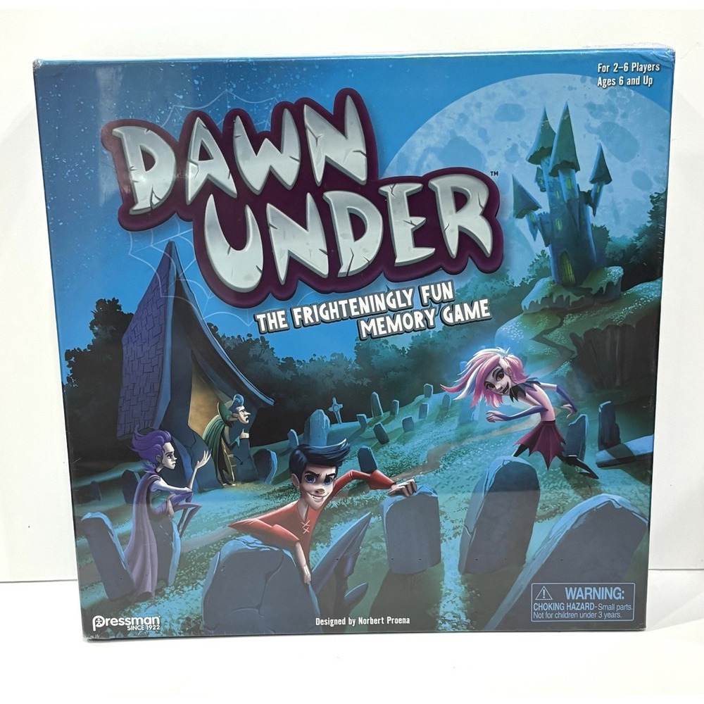 Pressman Dawn Under The Frighteningly Fun Memory Game 2-6 Players Ages 6+
